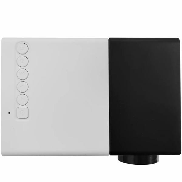 Mini Beamer Full HD: Mobiler Heimkino Projektor mit HDMI-Anschluss, inkl. HDMI-zu-USB-C-Kabel für Smartphones & Tablets, 60" Bild - Ideal für Reisen