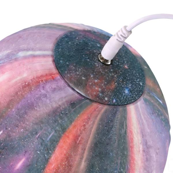 3D Galaxy Moon Lamp 15 cm with 16 colours – Dimmable LED moon lamp including remote control and wooden stand - rechargeable night light & decor