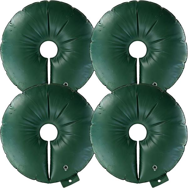 Set of 4 tree irrigation rings, 55 L each for shrubs & trees – irrigation bags made of robust PVC – UV-resistant – trunk circumference up to 30 cm – drip system