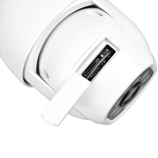 Mini caméra WLAN d’extérieur : caméra de surveillance Full HD 3 MP orientable, 5,8 GHz, commande via app, vision nocturne couleur, IP65 résistante aux intempéries, communication bidirectionnelle