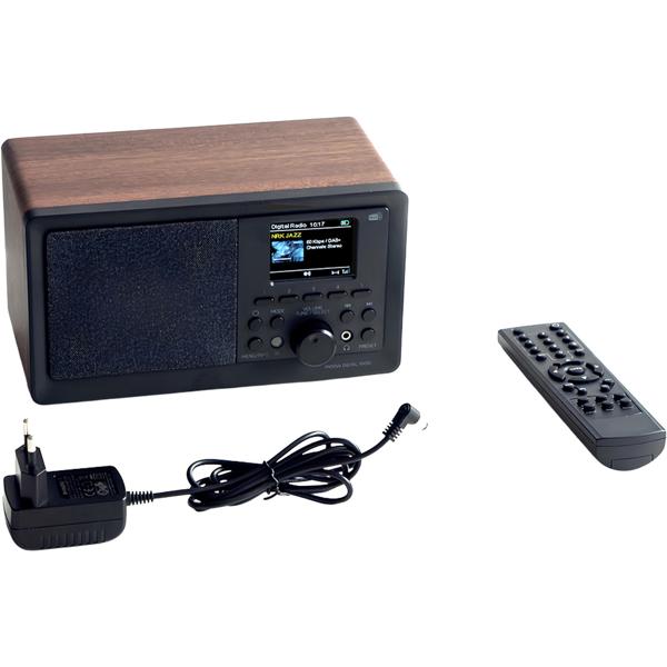 Retro DAB+ Radio: Digitalradio mit Bluetooth, Wecker, USB, AUX & Fernbedienung - Edles Küchenradio & Tischradio mit Top-Sound