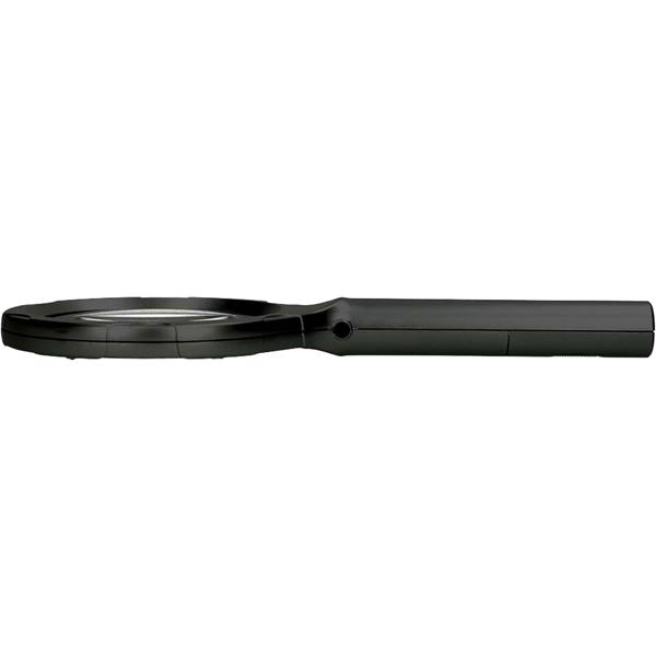 2er-Set LED Leselupe: 2x Vergrösserung, 9cm Glaslinse, Profi Handlupe beleuchtet, ideal für Senioren, Hobby & Basteln - Seh- & Lesehilfe