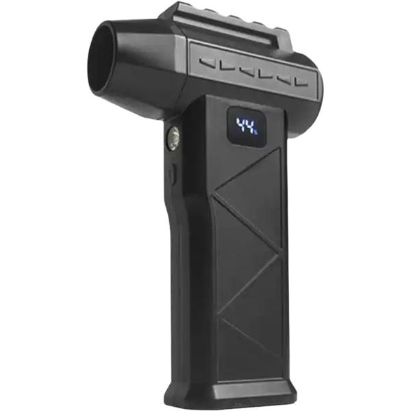 Cordless hand blower 110,000 rpm, powerful mini leaf blower with USB‑C & LED, 6000 mAh air duster dust blower for PC, car, keyboard cleaning and more