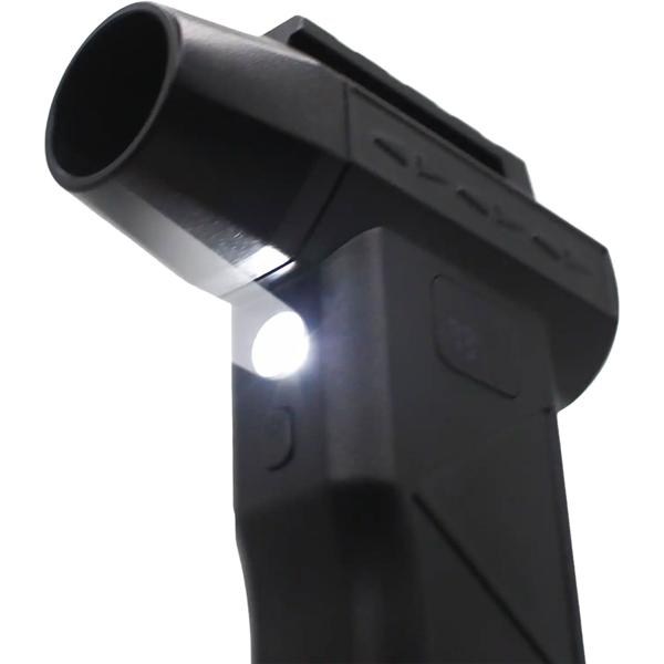 Cordless hand blower 110,000 rpm, powerful mini leaf blower with USB‑C & LED, 6000 mAh air duster dust blower for PC, car, keyboard cleaning and more