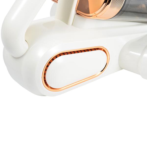 Aspirateur anti-acariens sans fil avec lumière UV-C et puissance d’aspiration 10 kPa, aspirateur à batterie contre les acariens pour matelas avec fonction de battage