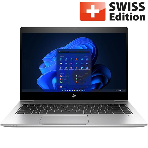HP ELITEBOOK 840 G6 Silver - 14 inch notebook, Core i5, 512 GB, Full HD - Swiss keyboard - first choice - refurbished - like new - ideal for business, home office, studies