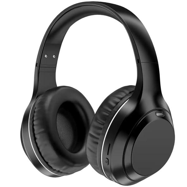 Bluetooth 5.3 headset: ANC wireless headphones, 20h battery, HiFi sound, microSD & AUX, for sports & office, powerful bass, over-ear design