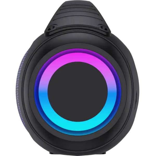 Bluetooth party speaker with 2x200 W max power – IPX4 splash protection – RGB LED light – 3 EQ modes – USB/microSD/AUX – powerful battery speaker