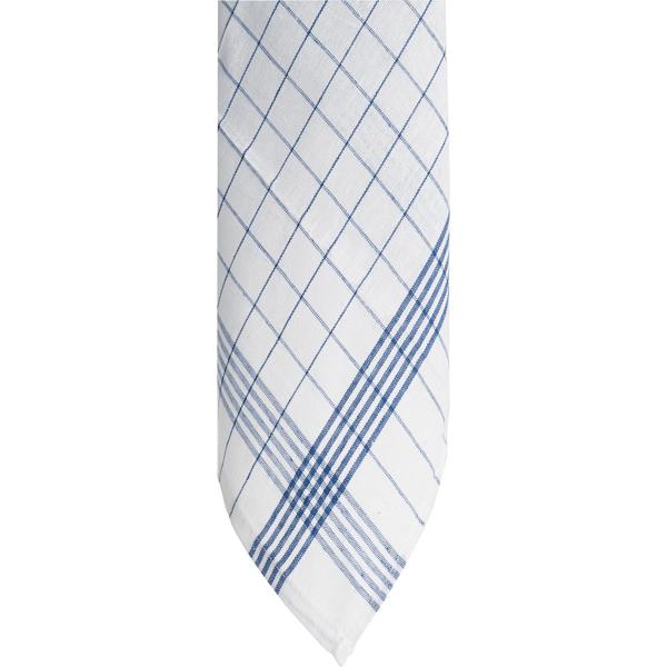 10er-Set Geschirrtücher aus 100% Baumwolle, 50x70 cm - Blau Kariert - Saugstarke Küchentücher für Haushalt & Gastro, Oeko-Tex, Premium Abtrockentücher
