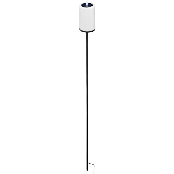 Candela solare LED con picchetto, luce gialla a effetto fiamma: decorazione da giardino per esterno, illuminazione elegante per fuori – lampada solare d’atmosfera