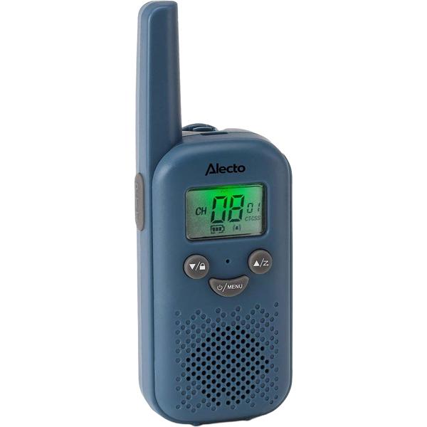 Potente set walkie talkie da 2 pezzi, ricetrasmettitore per outdoor, escursioni e sport, portata 6 km, batteria USB-C, lunga autonomia in standby, VOX & display