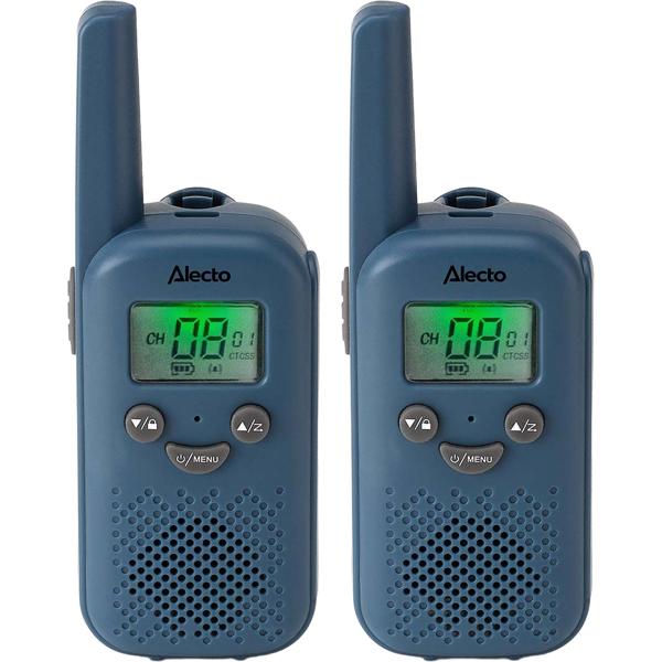 Potente set walkie talkie da 2 pezzi, ricetrasmettitore per outdoor, escursioni e sport, portata 6 km, batteria USB-C, lunga autonomia in standby, VOX & display