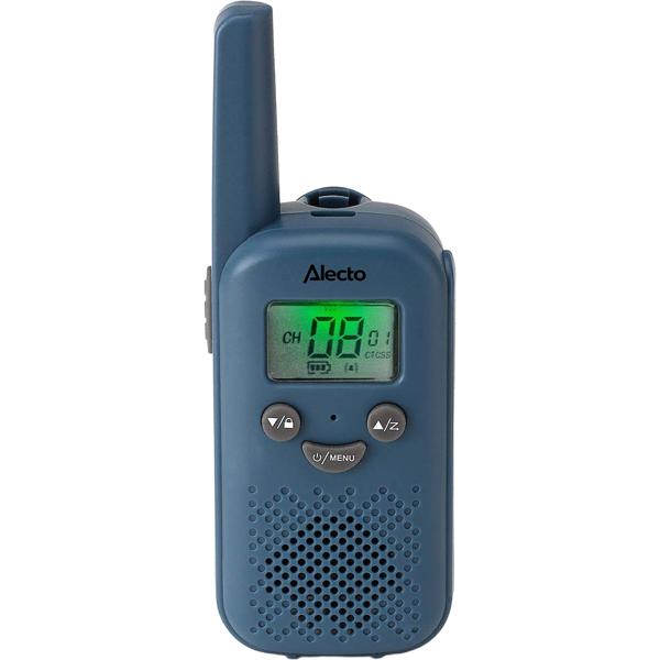 Potente set walkie talkie da 2 pezzi, ricetrasmettitore per outdoor, escursioni e sport, portata 6 km, batteria USB-C, lunga autonomia in standby, VOX & display
