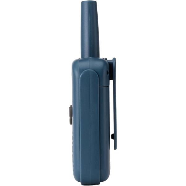 Potente set walkie talkie da 2 pezzi, ricetrasmettitore per outdoor, escursioni e sport, portata 6 km, batteria USB-C, lunga autonomia in standby, VOX & display