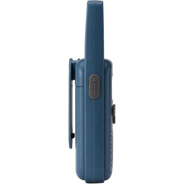 Potente set walkie talkie da 2 pezzi, ricetrasmettitore per outdoor, escursioni e sport, portata 6 km, batteria USB-C, lunga autonomia in standby, VOX & display