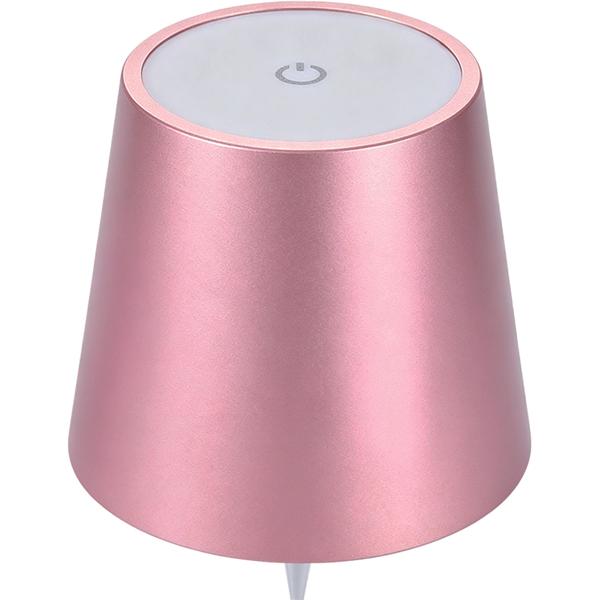 Élégante lampe-bouteille rechargeable or rose: dimmable – 3 couleurs de lumière: transforme les bouteilles en luminaires d’ambiance – lumière décorative pour bouteille avec abat-jour en métal