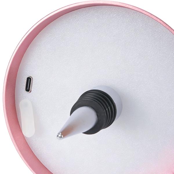 Élégante lampe-bouteille rechargeable or rose: dimmable – 3 couleurs de lumière: transforme les bouteilles en luminaires d’ambiance – lumière décorative pour bouteille avec abat-jour en métal