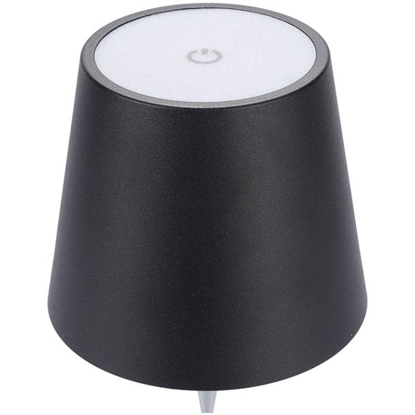 Élégante lampe-bouteille rechargeable noire : dimmable – 3 couleurs de lumière : transforme les bouteilles en luminaires d’ambiance – lumière décorative pour bouteille avec abat-jour en métal