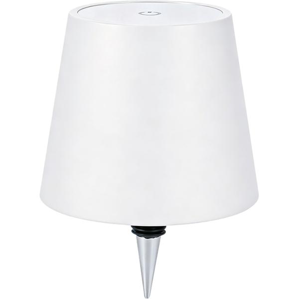 Elegant white rechargeable bottle lamp: dimmable, 3 light colours – turns bottles into atmospheric lights