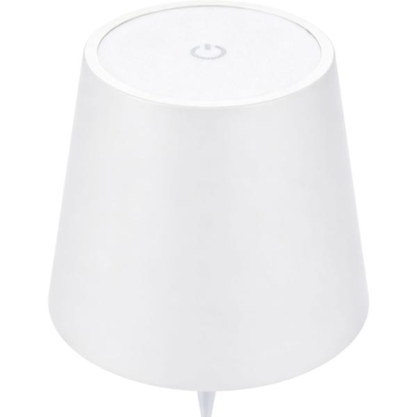 Elegant white rechargeable bottle lamp: dimmable, 3 light colours – turns bottles into atmospheric lights