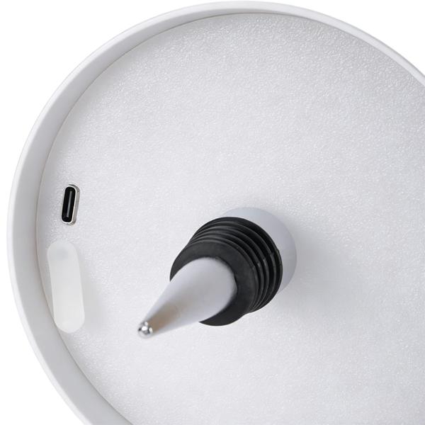 Elegant white rechargeable bottle lamp: dimmable, 3 light colours – turns bottles into atmospheric lights
