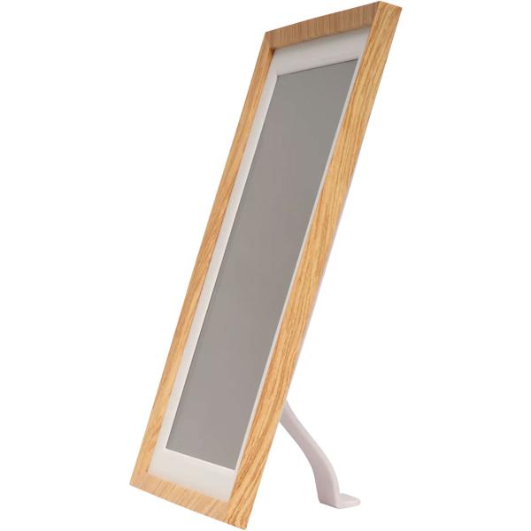 Cadre photo numérique WLAN 10,1“ avec écran tactile IPS, app Frameo et fonction vidéo, 16 Go : 3 cadres interchangeables – aspect bois, noir et blanc