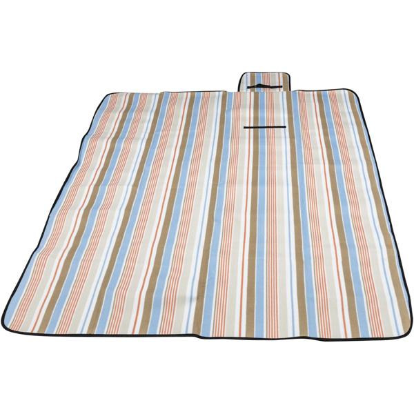 Foldable beach and picnic blanket, water-repellent, 170 x 130 cm – outdoor blanket with shoulder strap, for outdoors, camping, beach, park, festivals & picnics