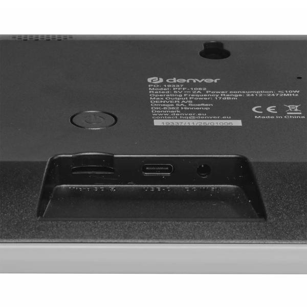 Cadre photo numérique Wi‑Fi 10,1 pouces avec app Frameo – écran tactile IPS, 16GB – Ambilight 190 LED – vidéo Full HD – Cadeau idéal