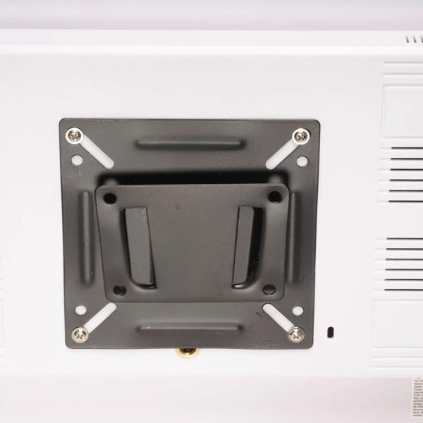 Élégant cadre photo numérique 21,5“ avec Wi‑Fi, écran tactile IPS Full HD, app Frameo, mémoire 32 Go et cadre en bois MDF, compatible VESA