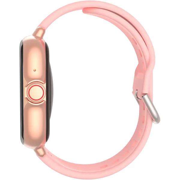 Bluetooth smartwatch 1.44“: fitness tracker with heart rate monitoring, sleep tracking, call function & full touch display, pink fitness watch