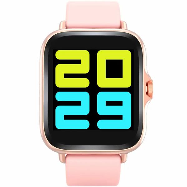 Bluetooth smartwatch 1.44“: fitness tracker with heart rate monitoring, sleep tracking, call function & full touch display, pink fitness watch