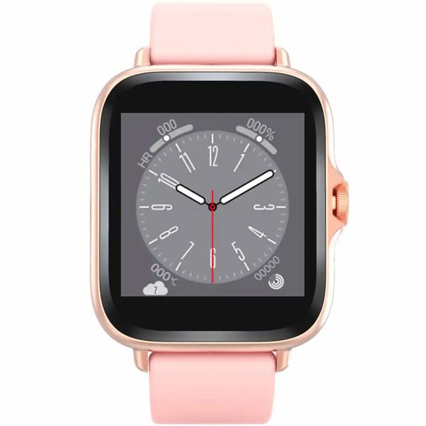 Bluetooth smartwatch 1.44“: fitness tracker with heart rate monitoring, sleep tracking, call function & full touch display, pink fitness watch