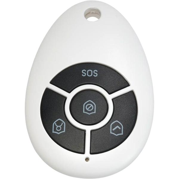 Smart Home 4G Alarmanlage: WLAN Funk Alarmsystem mit App, Alexa & Google Assistant kompatibel, inkl. Bewegungsmelder & Türsensor