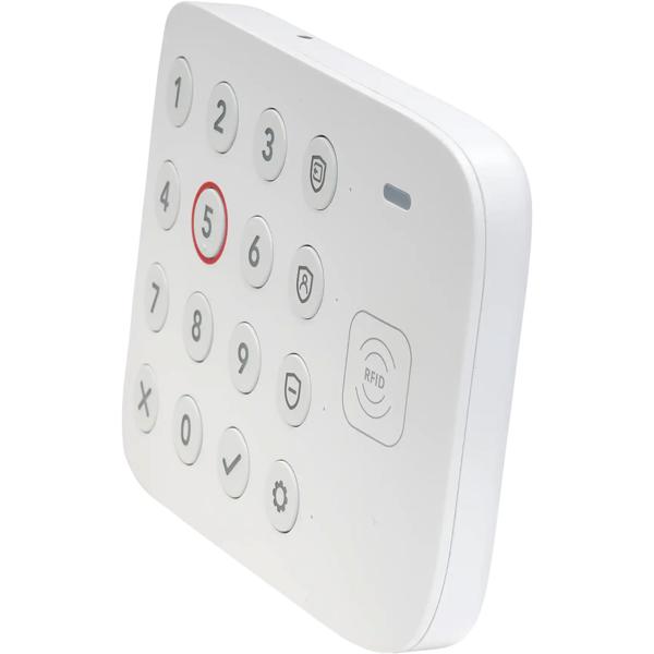 Smart Home 4G Alarmanlage: WLAN Funk Alarmsystem mit App, Alexa & Google Assistant kompatibel, inkl. Bewegungsmelder & Türsensor