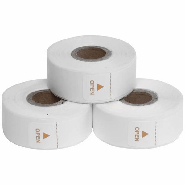 Mobile mini Bluetooth thermal printer white: label printer, compact label printer for CH12506 labels 1.5 x 4.0 cm, AiYin app – incl. 4 rolls