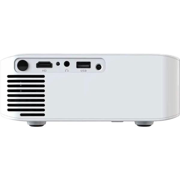 4K home cinema projector with 400 ANSI lumens & native WQHD, 8000:1 contrast, up to 180-inch projection, incl. HDMI & HDMI-to-USB-C cable