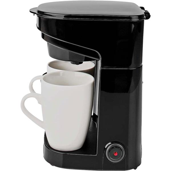 Compact filter coffee machine with auto shut‑off, incl. 2 cups – ideal for home & office, aromatic coffee enjoyment, 450 W, space‑saving