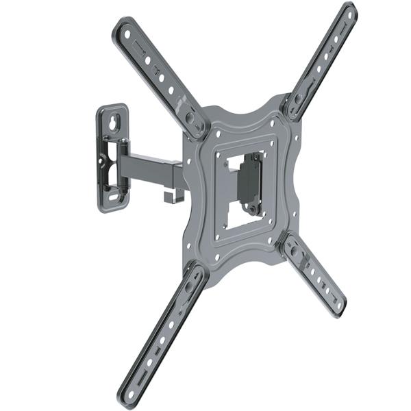 Support mural TV orientable et inclinable pour téléviseurs 23–50 pouces, jusqu’à 30 kg, VESA 400x400, distance au mur 65–265 mm, support pour moniteur
