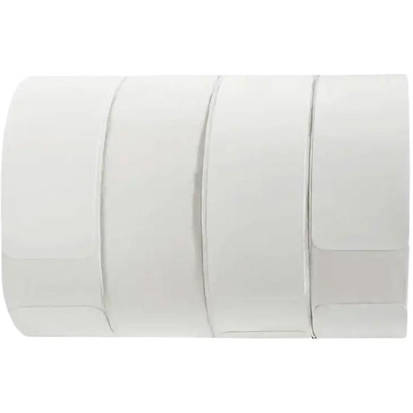 Set de 4 rouleaux d’étiquettes pour imprimante thermique Bluetooth CH12428 : accessoire professionnel, rouleaux de papier blanc – durables et parfaitement ajustés