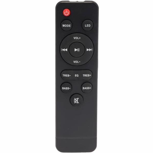 Bluetooth-Partylautsprecher 200W RMS: Musikbox mit LED-Lichtshow, TWS, Akku, Rollen, Mikrofon & Fernbedienung - IPX4 Spritzwasserschutz