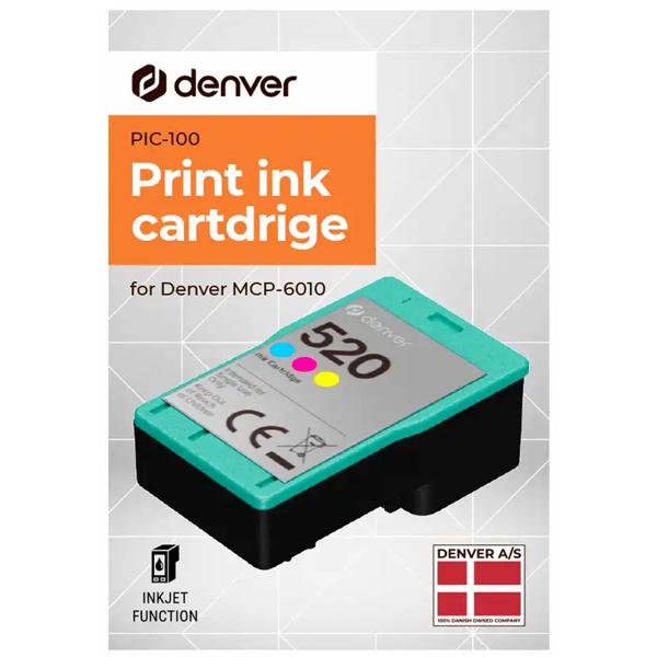 High-quality ink cartridge for CH12512 Bluetooth colour printer – 3-colour set – Economical printer cartridge for brilliant mobile colour prints