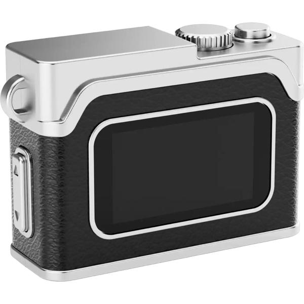 Mini appareil photo numérique Full HD porte‑clés, 3,1 x 4,8 x 2,15 cm, noir : adorable caméra rétro pour enfants et voyages. Photos 12 MP et vidéos 1080P