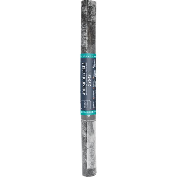 2er-Set Stilvolle Klebefolie in Backsteinoptik, grau – Hochwertige Dekofolie, selbstklebend, 45cmx200cm