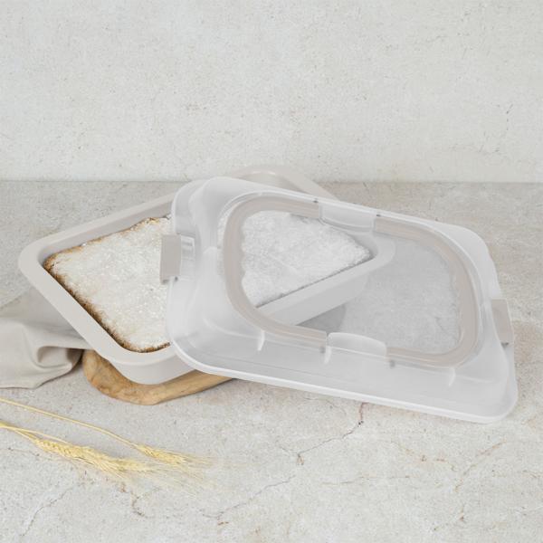 Arrostoio con coperchio 36,5 x 24,5 cm – Pirofila antiaderente in acciaio al carbonio, resistente al forno fino a 220 °C, ideale per forno e trasporto