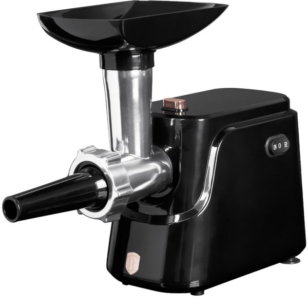 Hachoir à viande électrique puissant 1000 W incl. poussoir à saucisses, accessoire kebbe et grilles de hachage – appareil de cuisine professionnel pour viande hachée fraîche