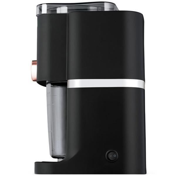 Electric Ice Crusher 30 W, 1.1 l Black-Rose Gold: Crushed Ice & Shaved Ice Machine for Cocktails, Iced Coffee & Slush, ideal for any party