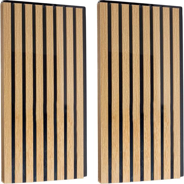 Set de 8 panneaux muraux 60 x 30 cm aspect bois élégant – revêtement mural acoustique en MDF & PET – design durable certifié FSC pour un aménagement intérieur moderne