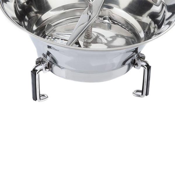 Profi-Passiermühle mit 3 Sieben aus Edelstahl für Gastronomie & Küche - Hochwertiges Passiergerät für Gemüse, Püree, Saucen