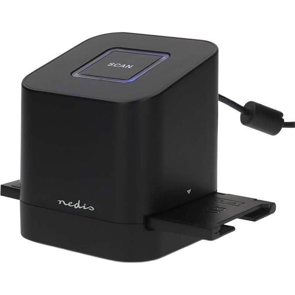 Slide & Negative Scanner, 8 MP CMOS film scanner with USB, digitiser for photos & negatives with software, 2400/4800 dpi