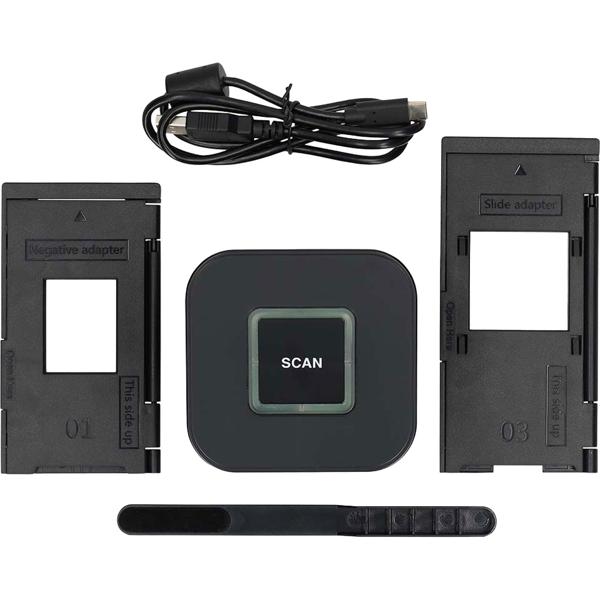 Slide & Negative Scanner, 8 MP CMOS film scanner with USB, digitiser for photos & negatives with software, 2400/4800 dpi